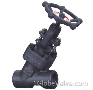 Compact Forged  bolted bonnet bellows seal globe valve.