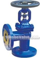 DIN angle-type bellows globe valves