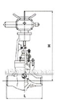 Electric cast steel self-sealing tightly globe valve constructral diagram(pic1)