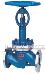 Flange straight-through low temperature globe valves