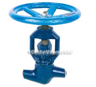 Manual welding high temperature and pressure power station globe valves